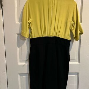 Green & black shirt dress from Calvin Klein. Size 4.
